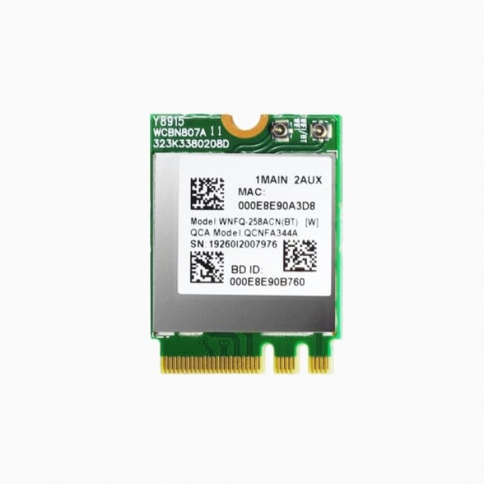 WNFQ-258ACN(BT) 802.11ac/a/b/g/n WiFi + Bluetooth Combo, M.2 2230 A / E KEY Module, WiFi 5, Qualcomm QCA6174A, 2T2R, Sparklan