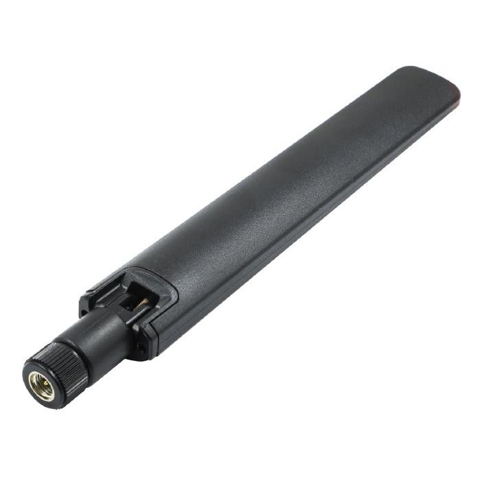Quectel YE0007AA ultra wide band 5G/4G terminal dipole antenna, 600-6000MHz, LTE SMA male, black, 5dBi