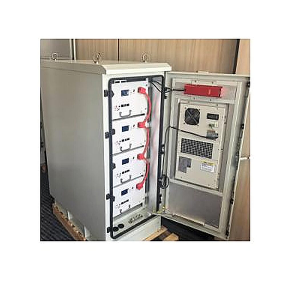 WodaTherm™ BDTN LV64 outdoor battery cabinet with approximately 64 kWh capacity