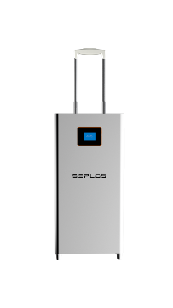 SEPLOS MASON-314L-O – front view with touchscreen and extended handle
