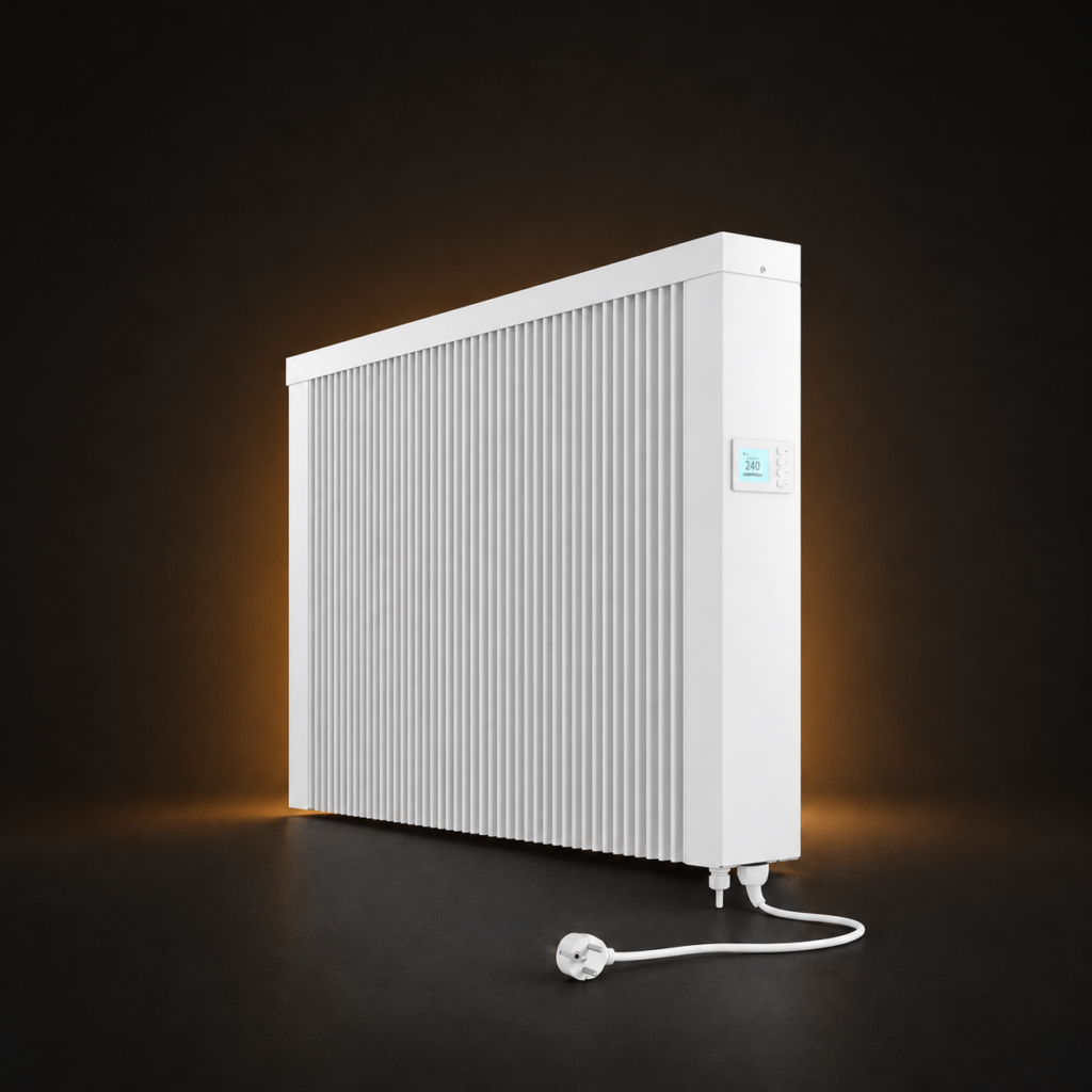 White TECHNOTHERM Dynamo 1500 S electric heat-storage radiator