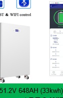 AVEPOWER LiFePO4 solar battery 33.18 kWh 51.2 V 648 Ah