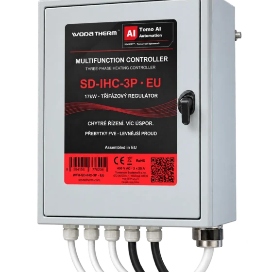 WodaTherm™ SD-IHC-3P 17kW — closed-cabinet product visualization
